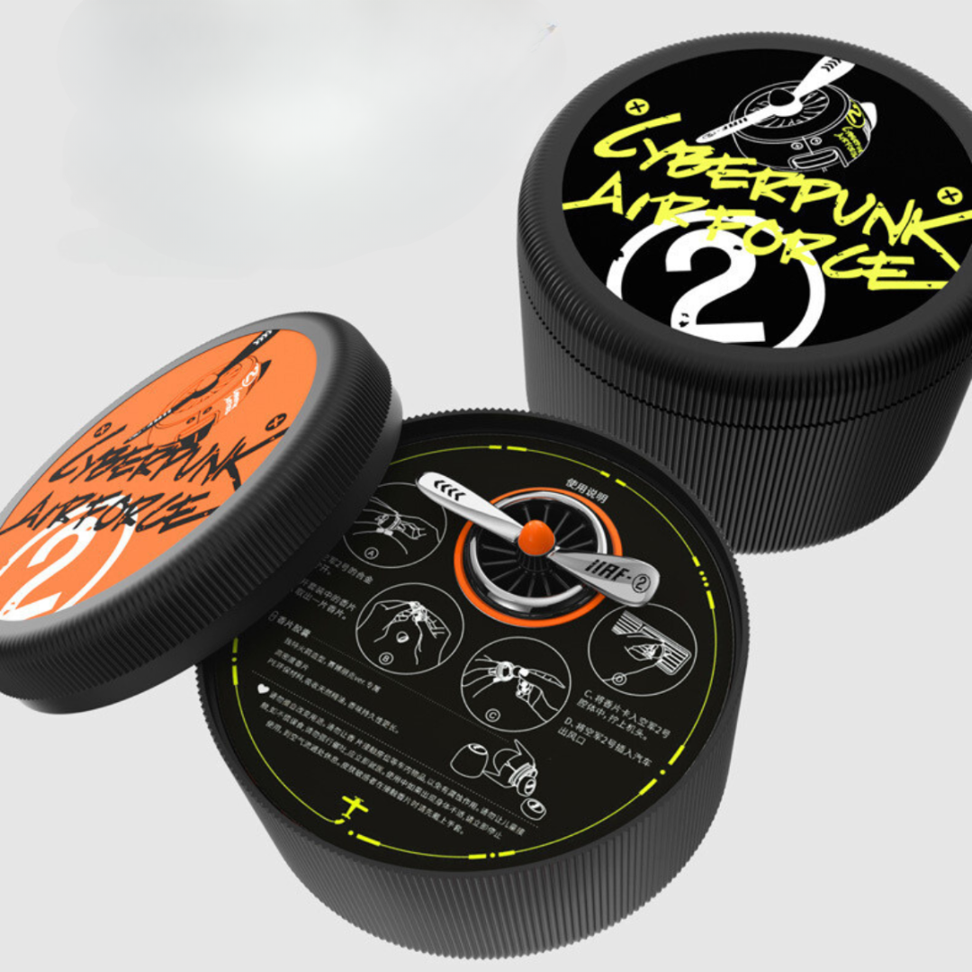GEARBUZ® CYBERPUNK AIRFORCE 2 – LUXURY ALLOY AROMATHERAPY DIFFUSER GB003